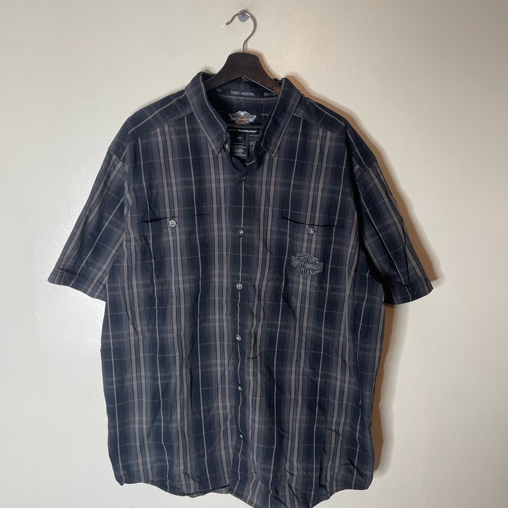 Harley-Davidson Plaid Button Shirt size 2XL mens